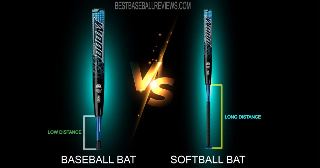 Difference between Softball and Baseball Bats