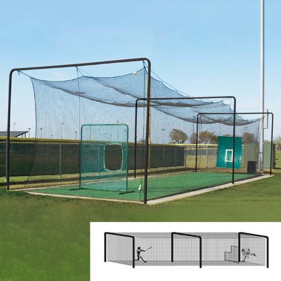 Best baseball batting cage and net _ Short